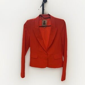 Juicy Couture neon coral Blazer